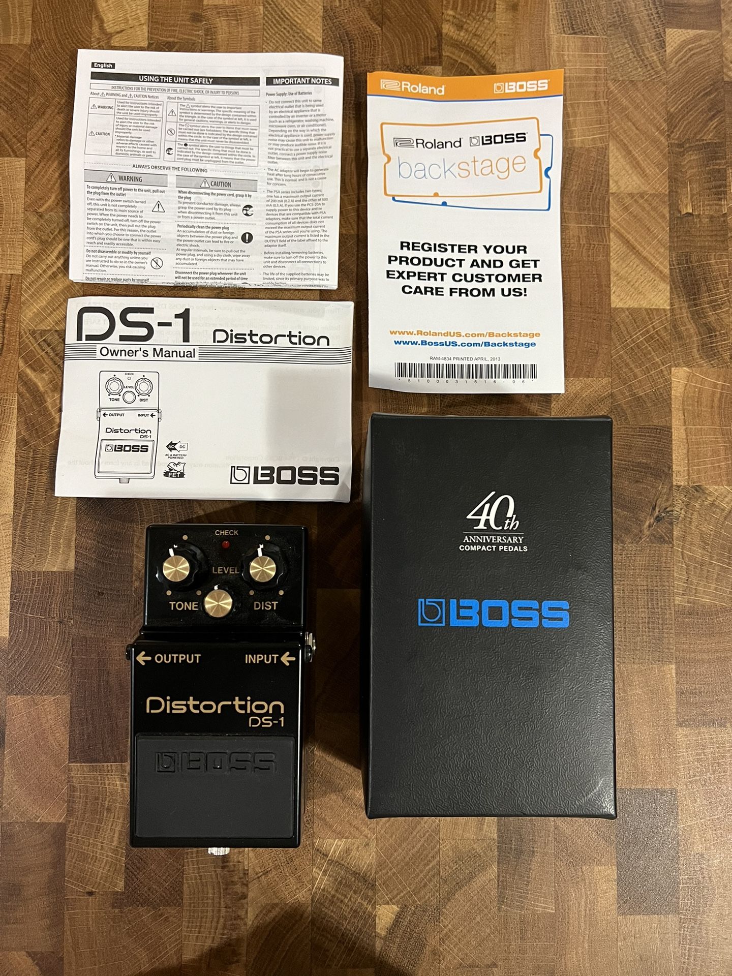 Boss DS-1 40th Anniversary Limited Edition