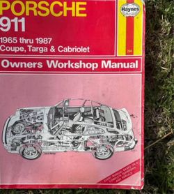 Manual book for Porsche 911 manual