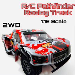 (NEW) WL Toys Pathfinder Racing Remote Control Truck 1:12 RC 2.4G | Silver