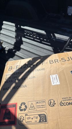Queen size Upholstered Bed Frame New in Box