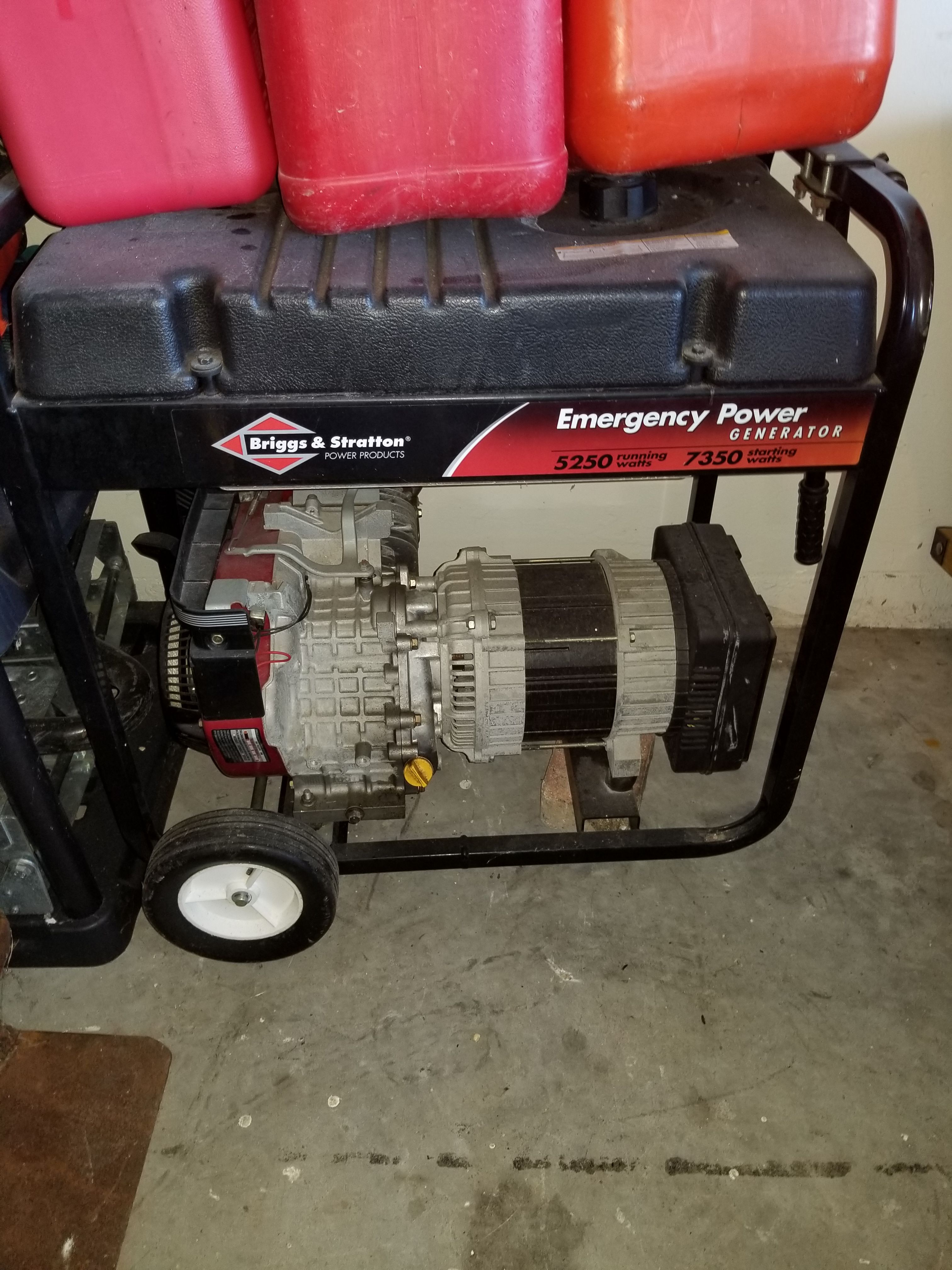 Briggs and Stratton generator