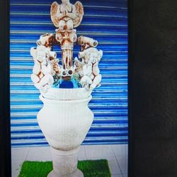 Angel Water Fountain 3pc New