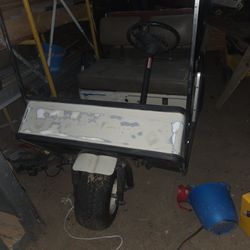 '87 EZGO GOLF CART (6 WORKING BATTERIES...1YEAR OLD)