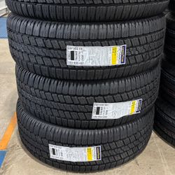 (4) - 275/60/20 Goodyear Wrangler SR-A Tires