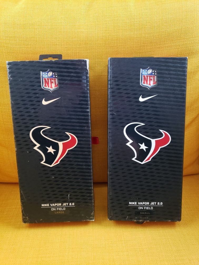 Houston Texans Nike Vapor Jet 2.0 Football Gloves