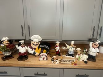 Chef Kitchen Figurine Decor Collection