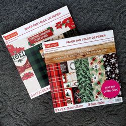 3 Craftsmart Paper Stacks. Two Xmas, One Spring/Easter