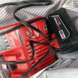Milwaukee Battery And Charger 
