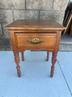 single drawer end table