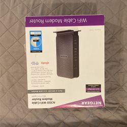 Netgear WiFi Cable Modem Router Model No C3000