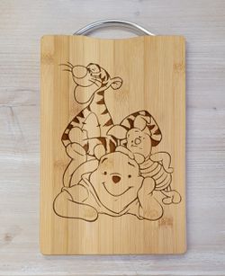 poohandfriends poohandfriends Laser Engraved Cutting Board