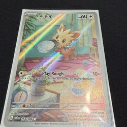 Pokemon lillipup card