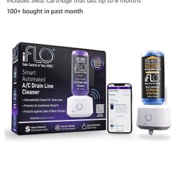 iFLO® Smart Automated AC Drain Line Cleaning System NEW .. Please Read Description 