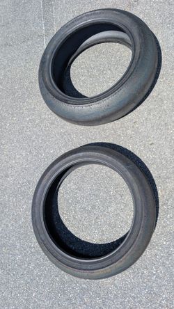 SET of Slick / Track DUNLOP KR motorcycle tires