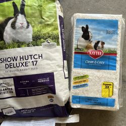 Bunny Food 20 Lb /Small Pet Bedding 