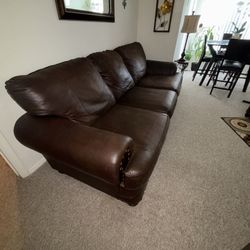 Leather Sofa And Love Seat