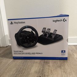 Logitech G923 Racing Wheel and Pedals for PS5