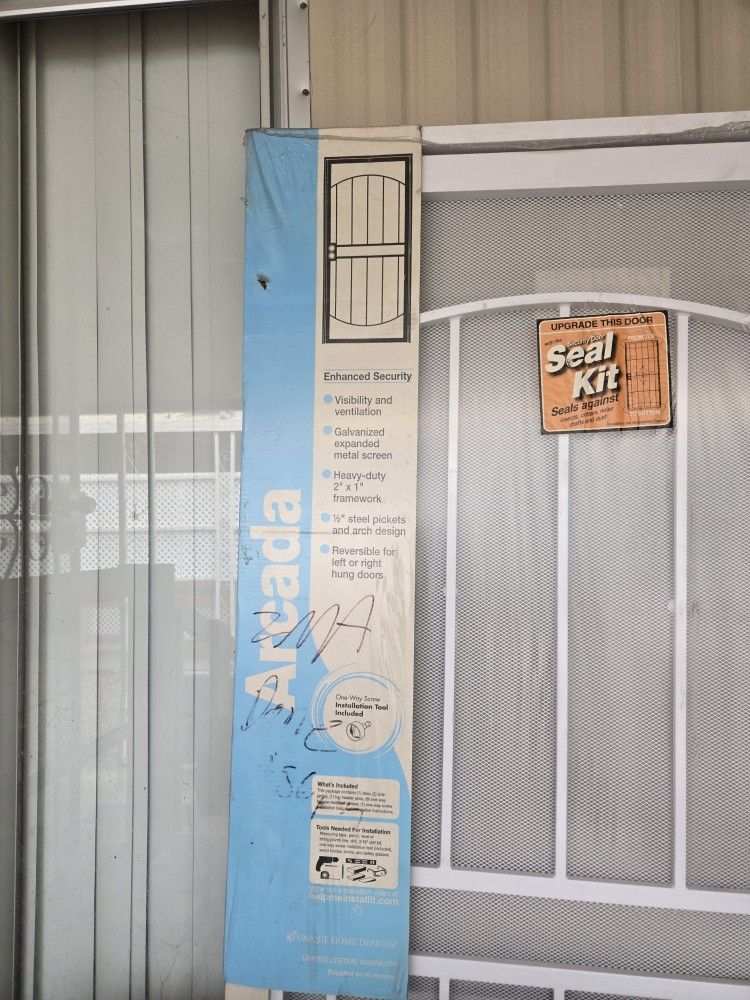 32" X 84" Security Door With Frame