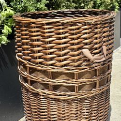 Tall Wicker Hamper 