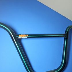 S&M BMX bars Trans green 