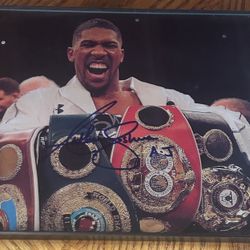 Signed Picture Of Anthony Joshua