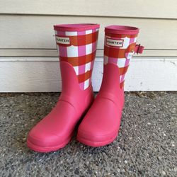 Hunter Rain boots. 