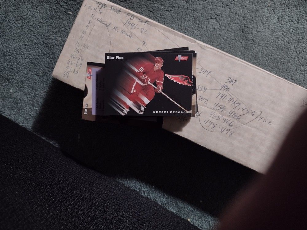 Hockey 1991. Bowman Star Pics Complete Set 72 Cards Cash Porch Pickup Redmond 