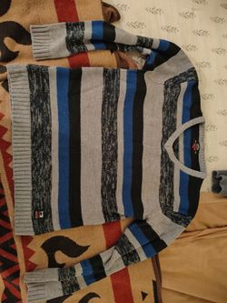 SPAIN - Men's Striped Knit Crewneck Sweater