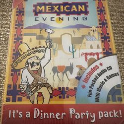 Cheatwell Host Your Own Mexican Evening Dinner Party Pack  Factory Sealed 2004