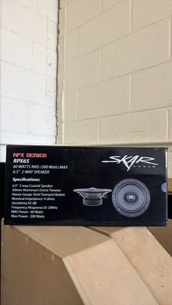 Skar audio brand new speakers 6.5”
