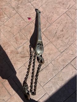 Vintage chain hoist