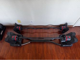 Brand New BowFlex SelectTech 2080 Adjustable Barbell with Curl Bar (Selling For More Than Half Off)