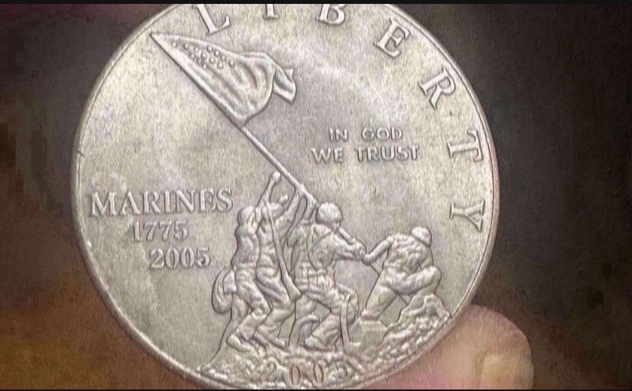 MARINE ONE DOLLAR COIN