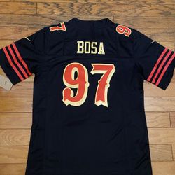 $40 Women Black Rivalry 49ers Warner Kittle Williams Bosa Or McCaffrey jersey Or Purdy