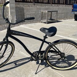 Black Beach Cruiser 26”