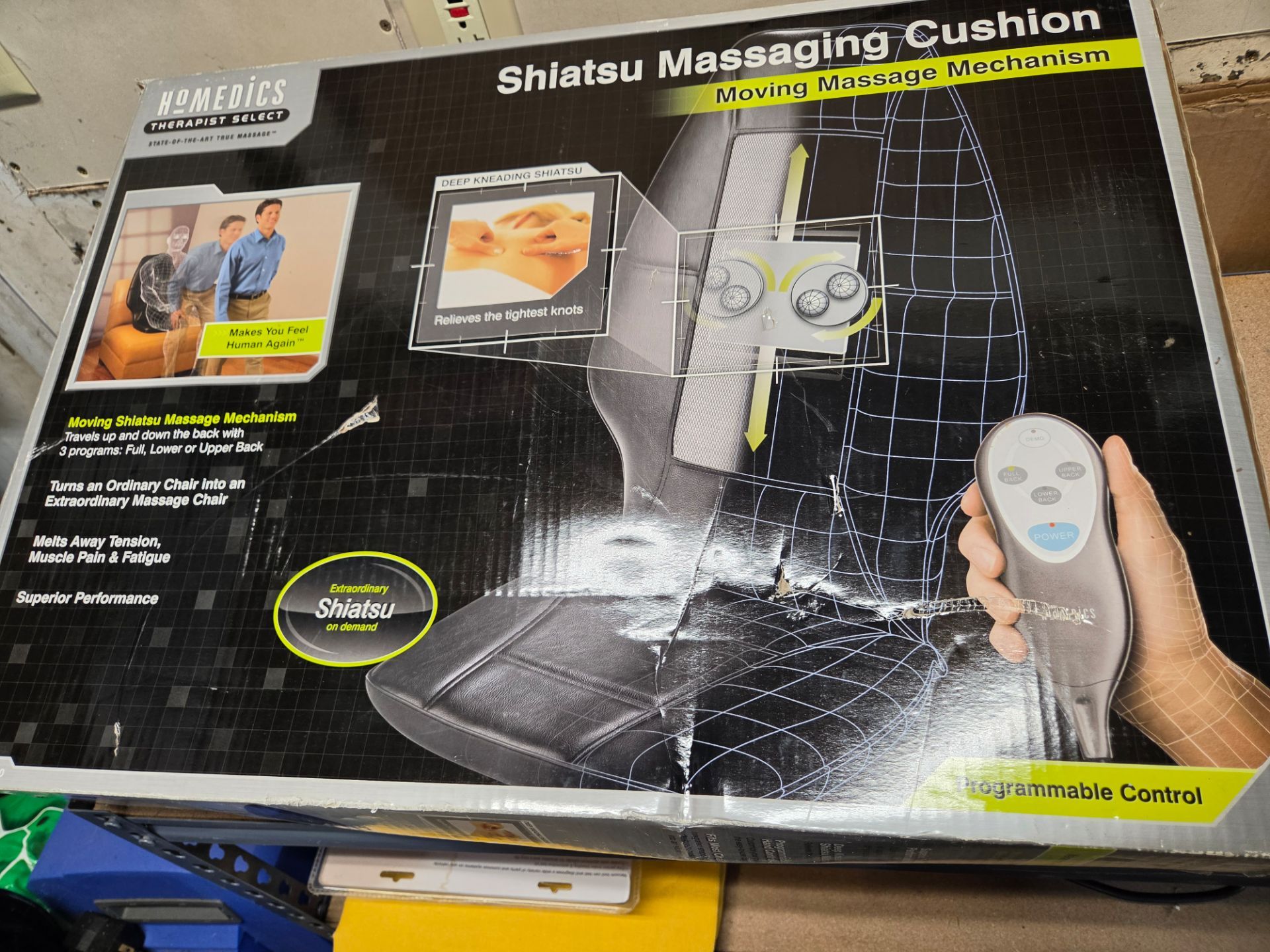 homedics therapist select shiatsu massaging cushion