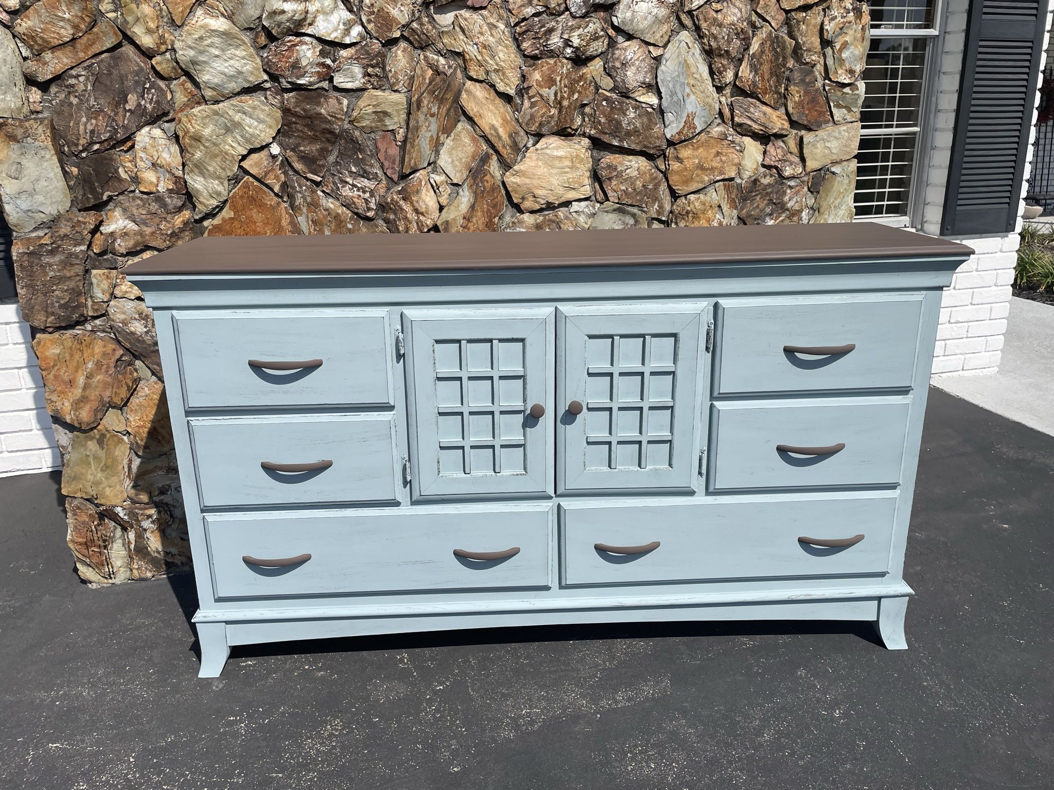 Custom painted Buffet/Dresser