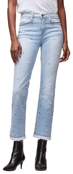 NEW Frame Jeans pearl embellished size 27