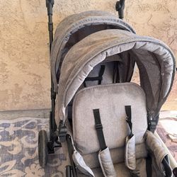 HONEY JOY Double Stroller - Compact & Lightweight (Gray)