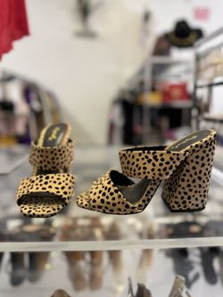Cheetah Print Heels