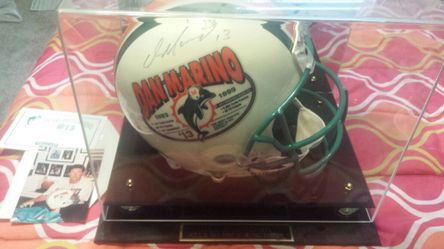 Dan Marino signed retirement helmet
