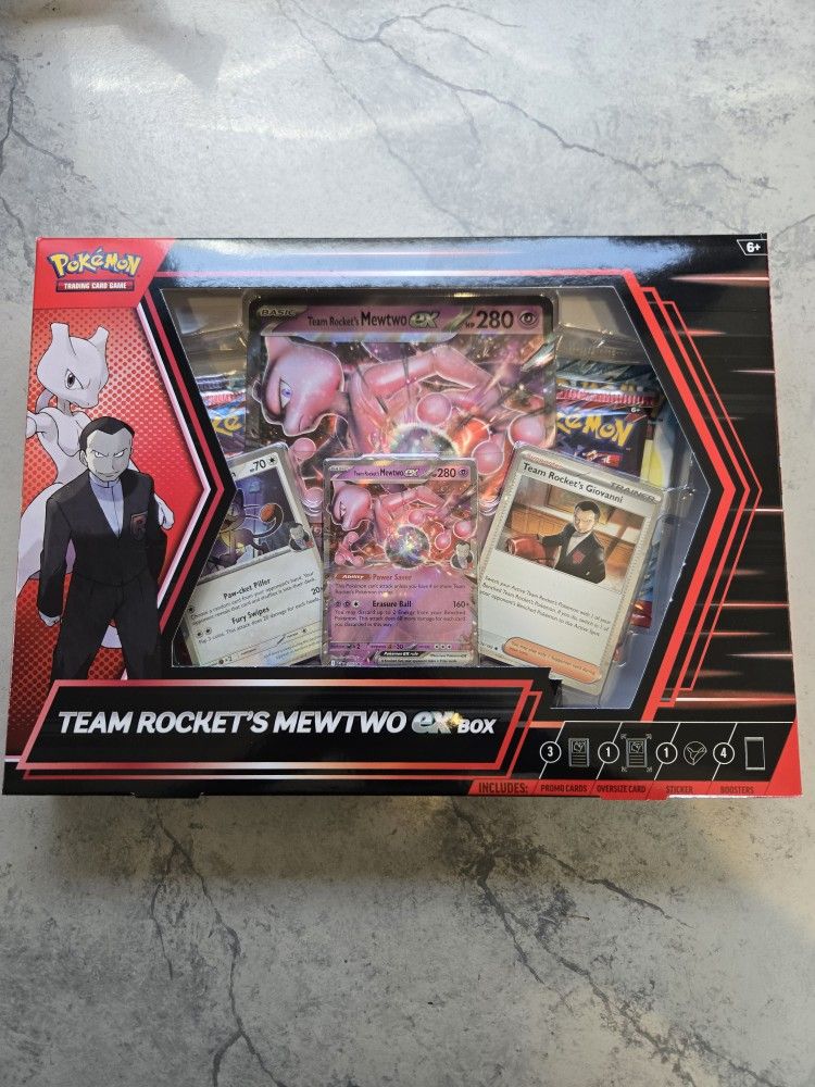 Pokemon Cards Team Rocket's Mewtwo Box