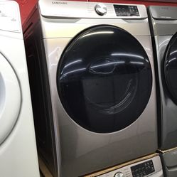 New Scratch And Dent Samsung Front Load Washer And Dryer Set. 1 year Warranty 