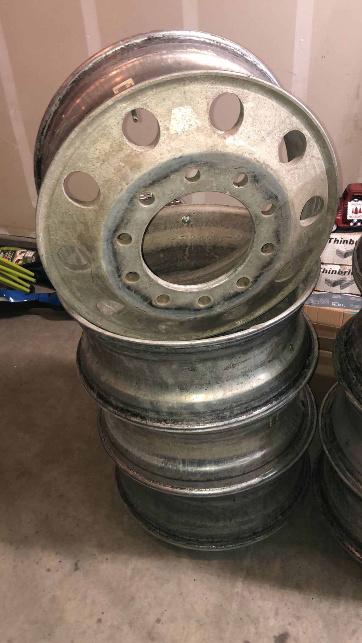 22.5 Aluminum Tractor Wheels 