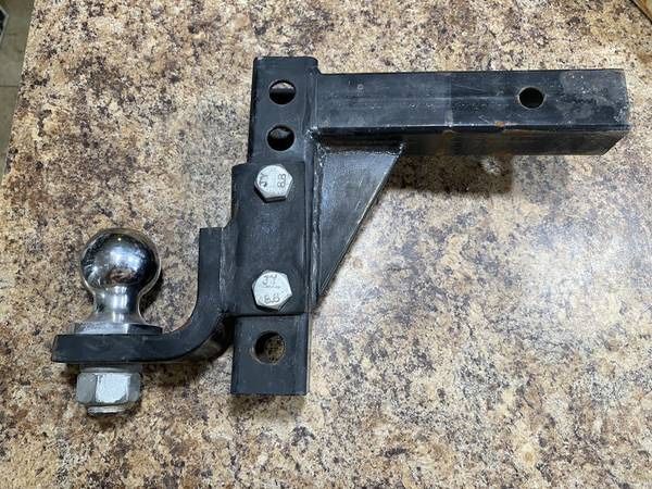 Adjustable Trailer Hitch Ball Mount with 2 5/16 ball 10 inch Drop