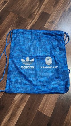 BAPE X Adidas Mesh Drawstring Bag