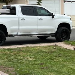 Chrome Step Bar For Chevy Silverado Double Cab 9ft Long 