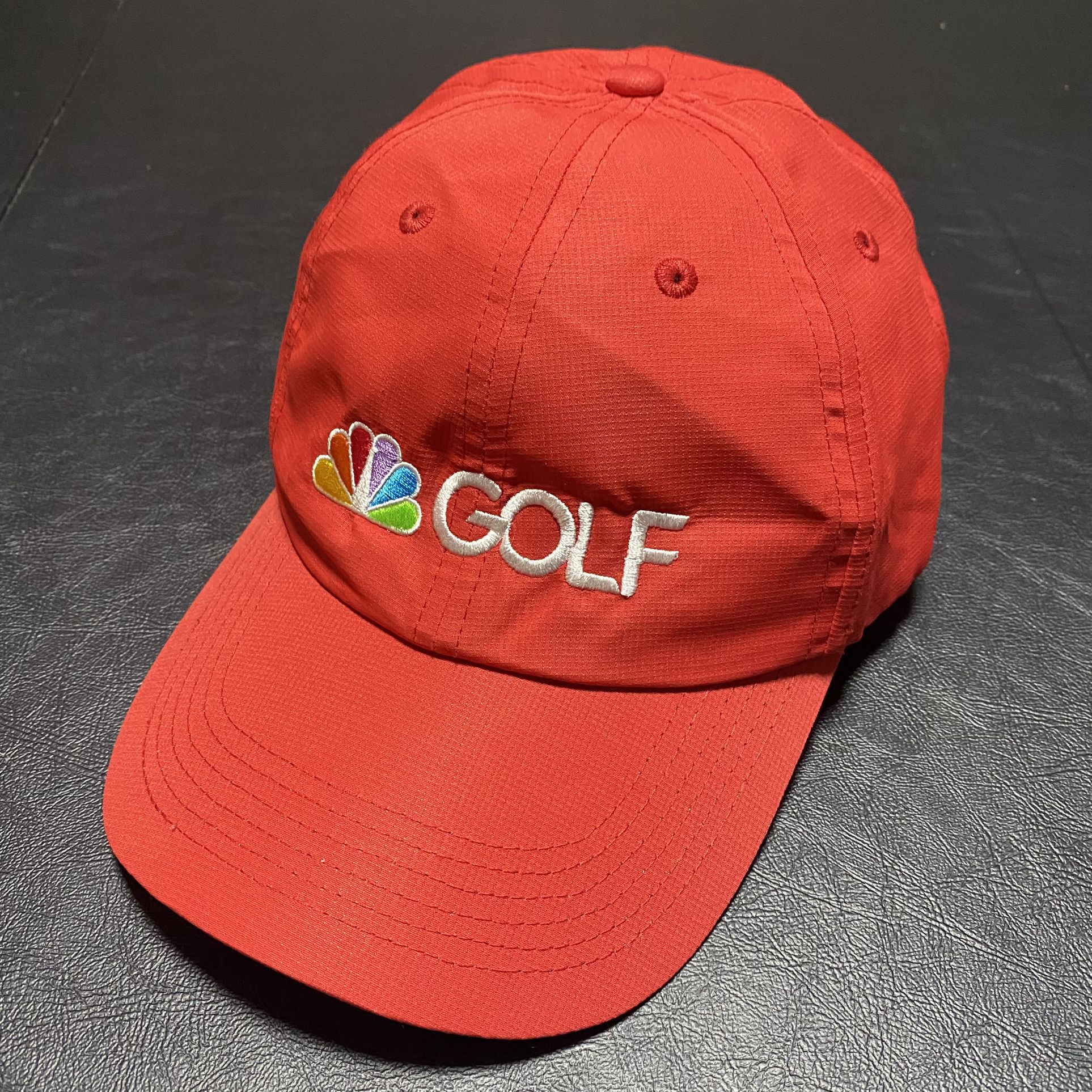 Antigua NBC Golf Logo Athletic Adjustable Velcro Hat