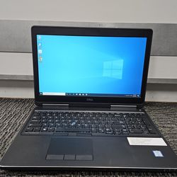 Dell Precsion 15" Quad Core I5 Laptop Windows 10 Pro 16 GB RAM 256 GB SSD