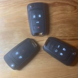 Chevrolet Camaro Key, Chevrolet Malibu Key, Chevrolet Cruze Key, Chevrolet Sonic Key, Chevrolet Traverse Key, Chevrolet Equinox Key, Chevy Spark Key 